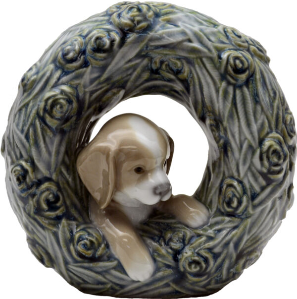 Lladro: Puppy In Natural Frame